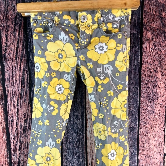 Gymboree Girls Floral Pants Jeans & Gap Jeans - Picture 1 of 7